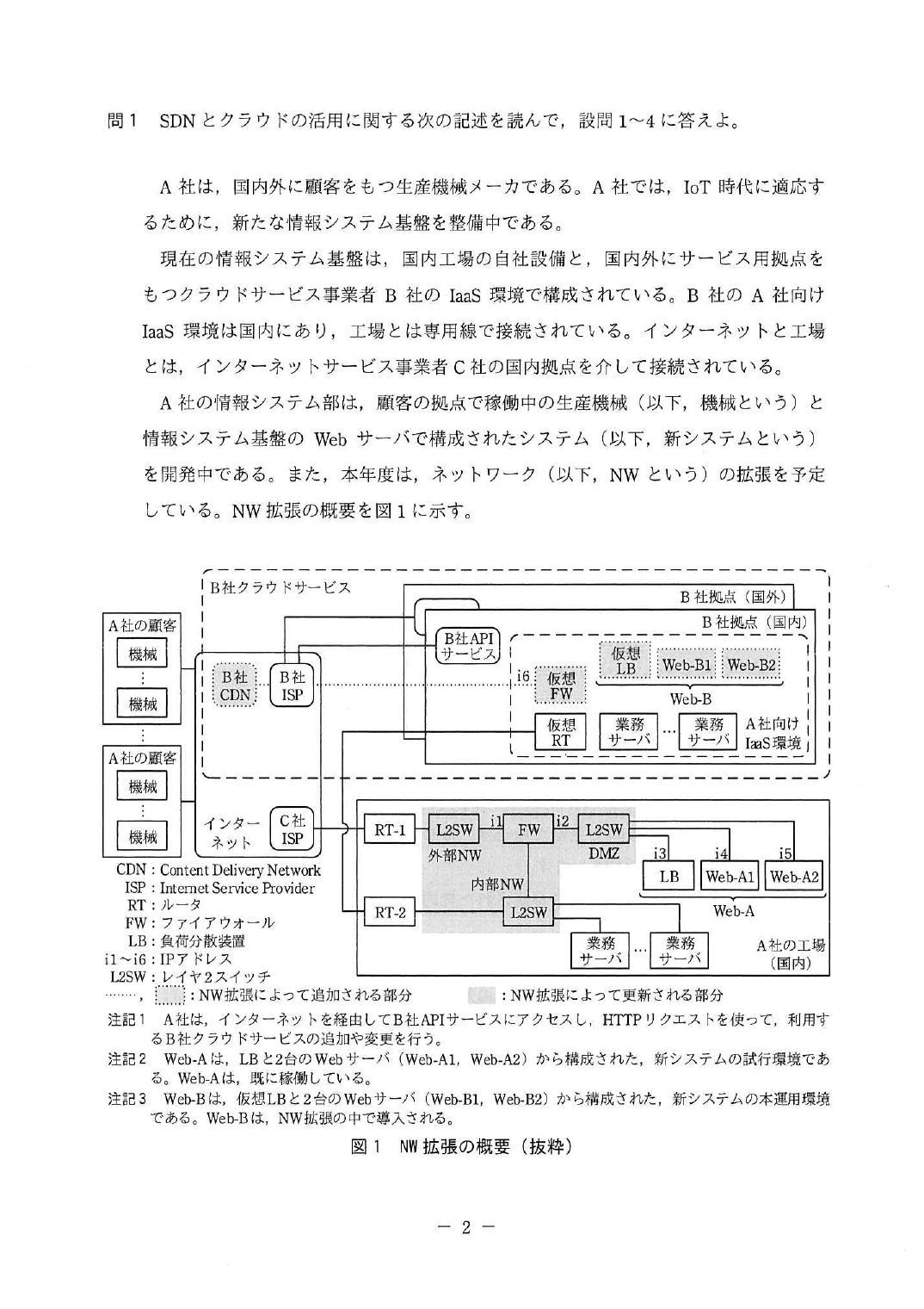 平成29年度 秋期 午後Ⅱ 問1 p.4