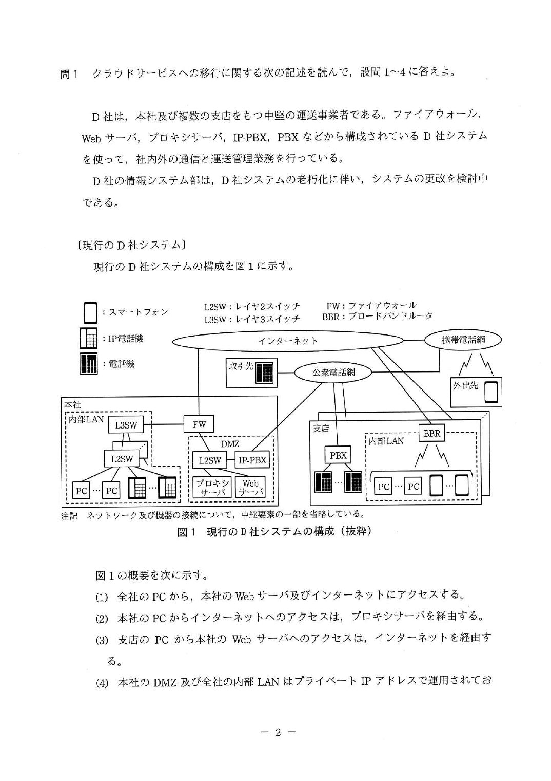 令和元年度 秋期 午後Ⅱ 問1 p.2