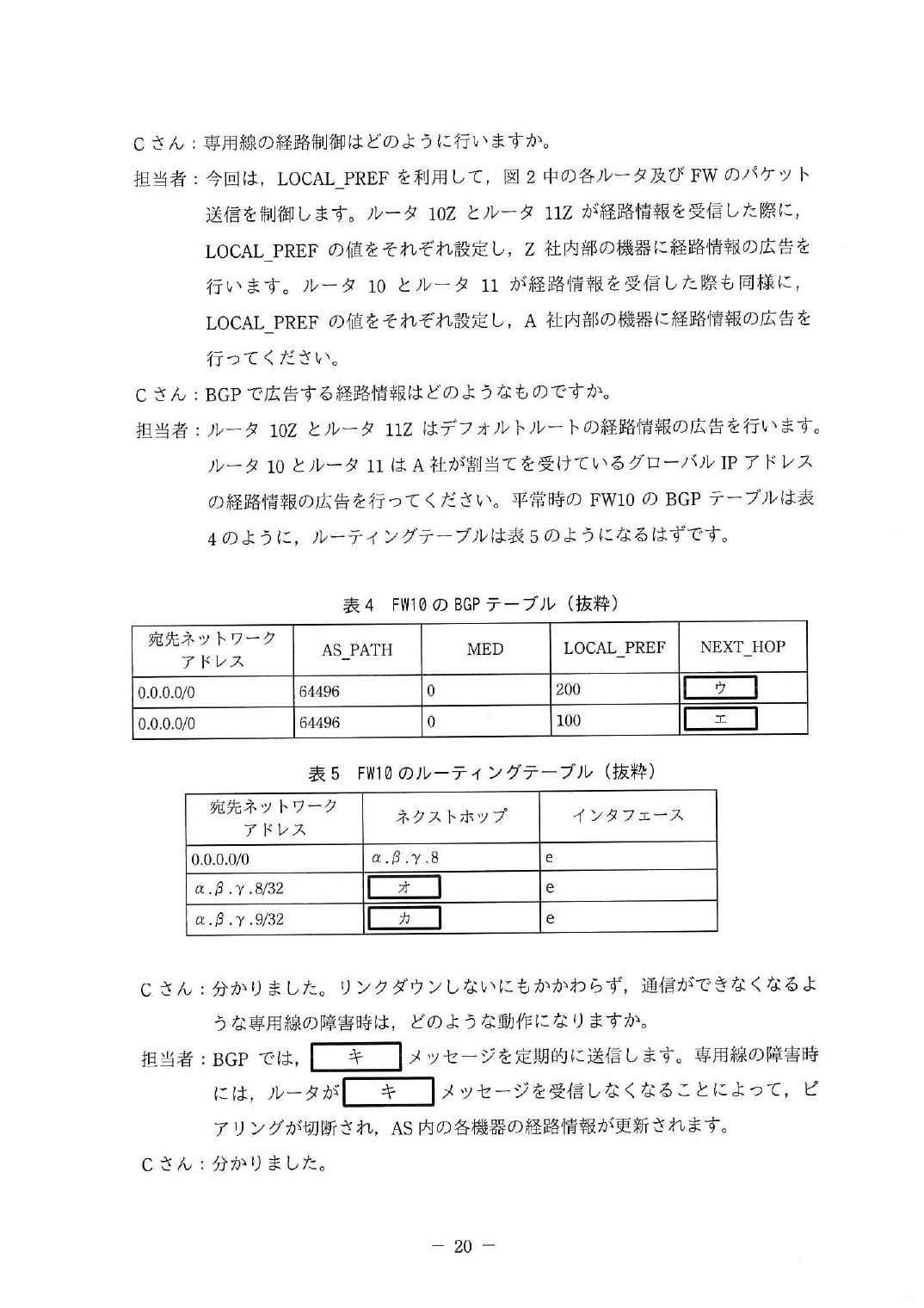 令和3年度 春期 午後Ⅱ 問2 p.20