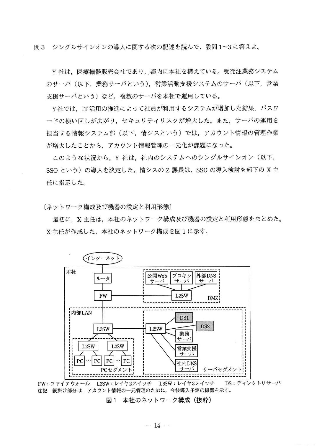 令和4年度 春期 午後Ⅰ 問3 p.15