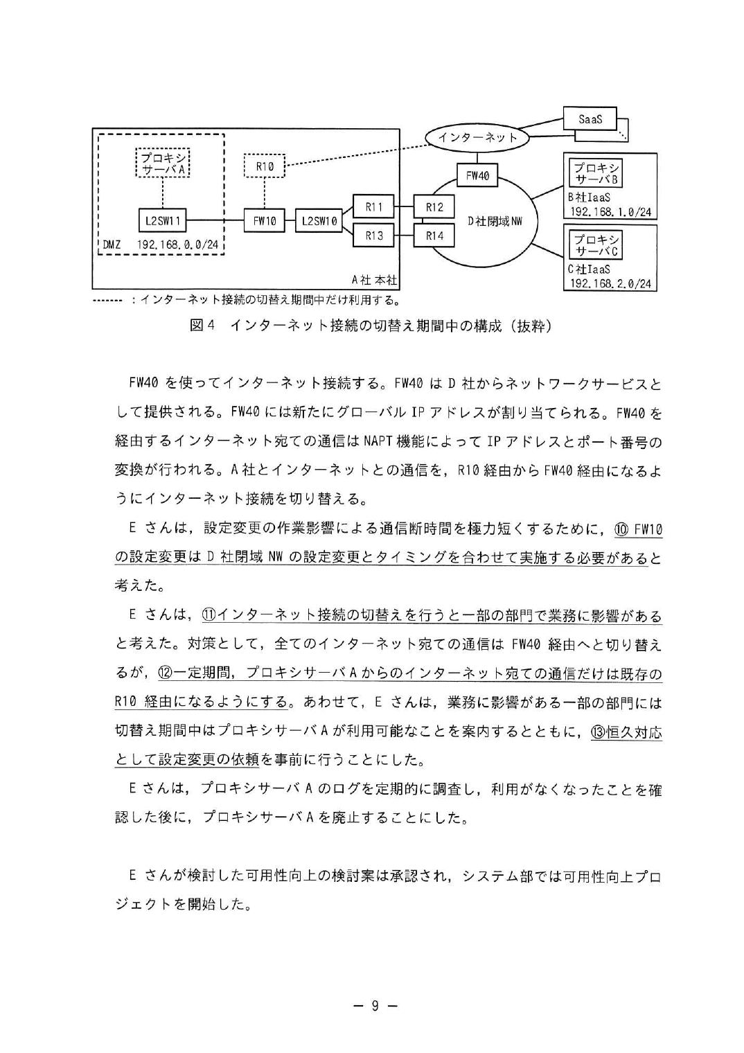令和5年度 春期 午後Ⅱ 問1 p.9