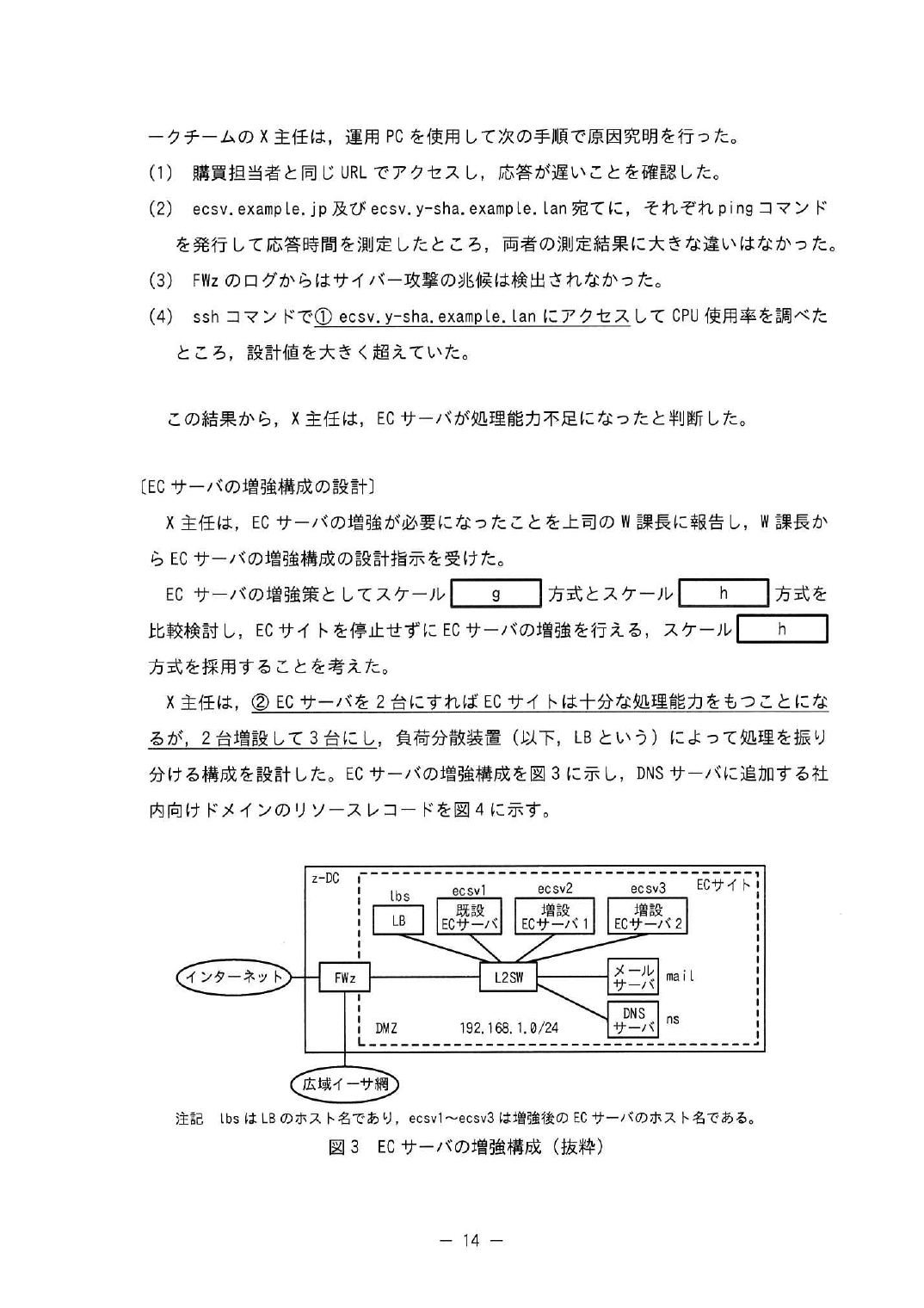 令和5年度 春期 午後Ⅱ 問2 p.14