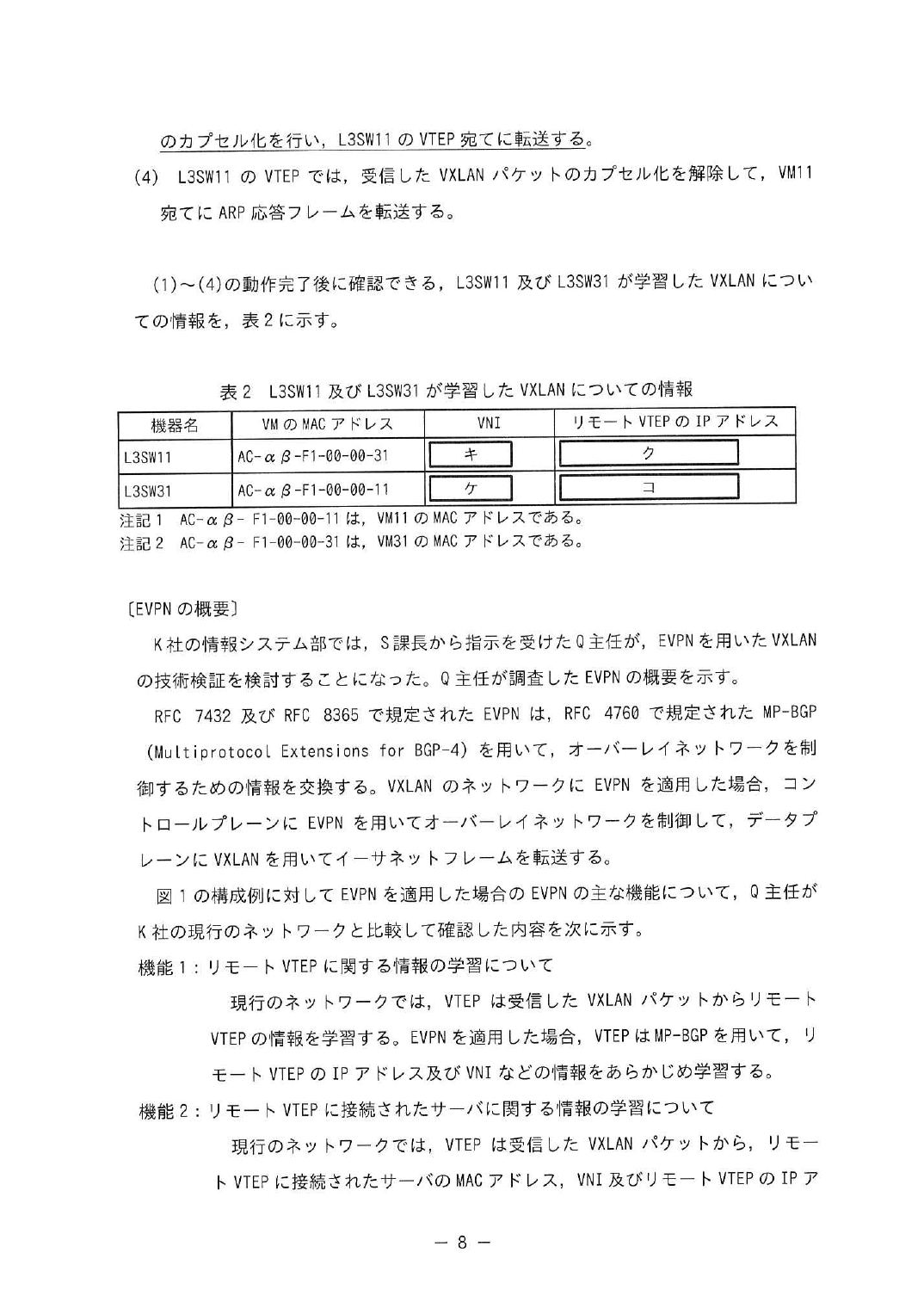 令和6年度 春期 午後Ⅱ 問1 p.8