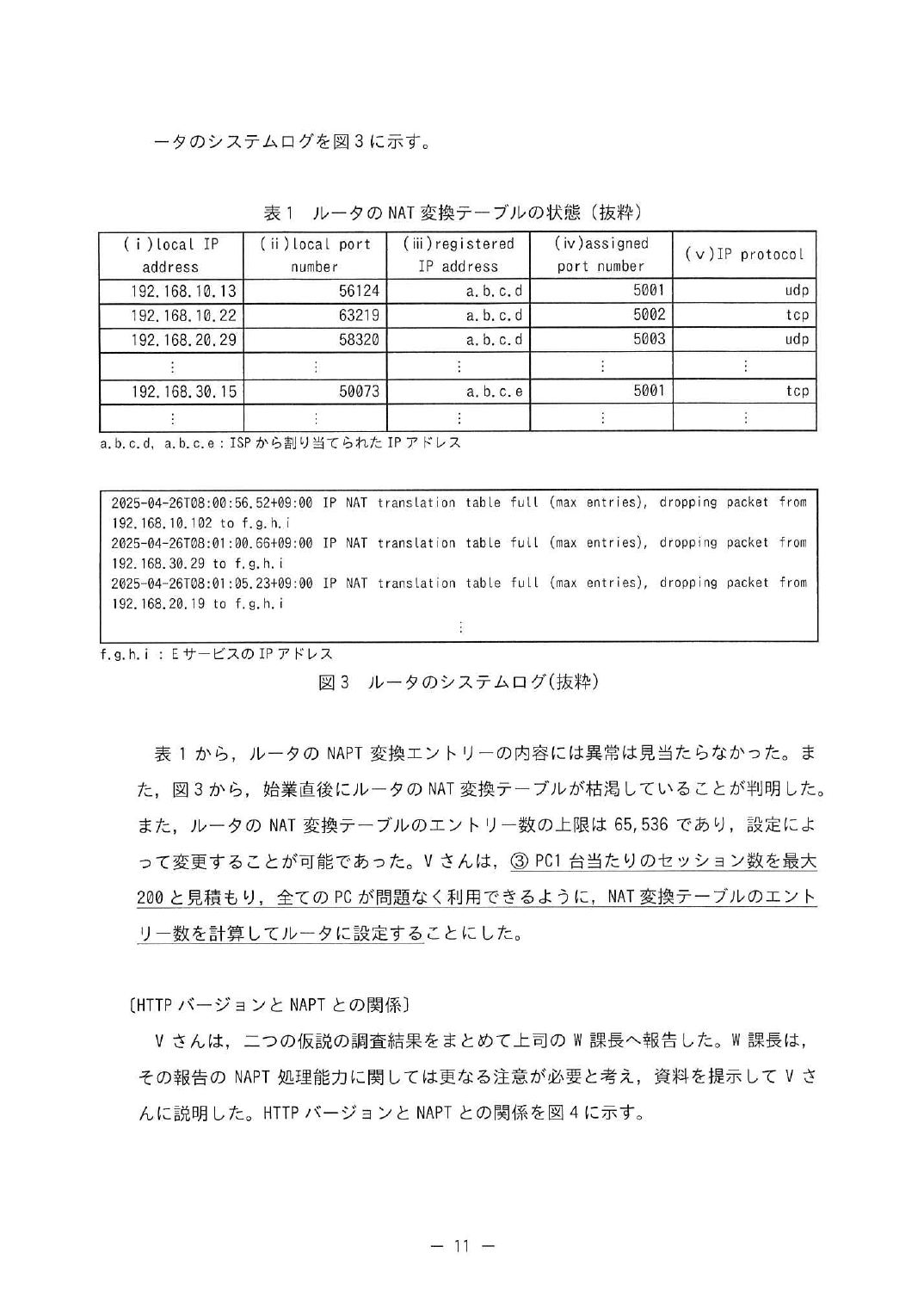 令和7年度 春期 午後Ⅰ 問2 p.11
